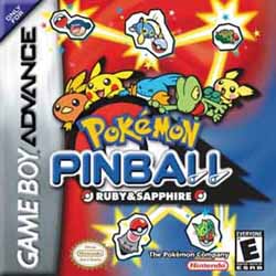 boite du jeu pokemon pinball ruby and sapphire sur nintendo game boy advance